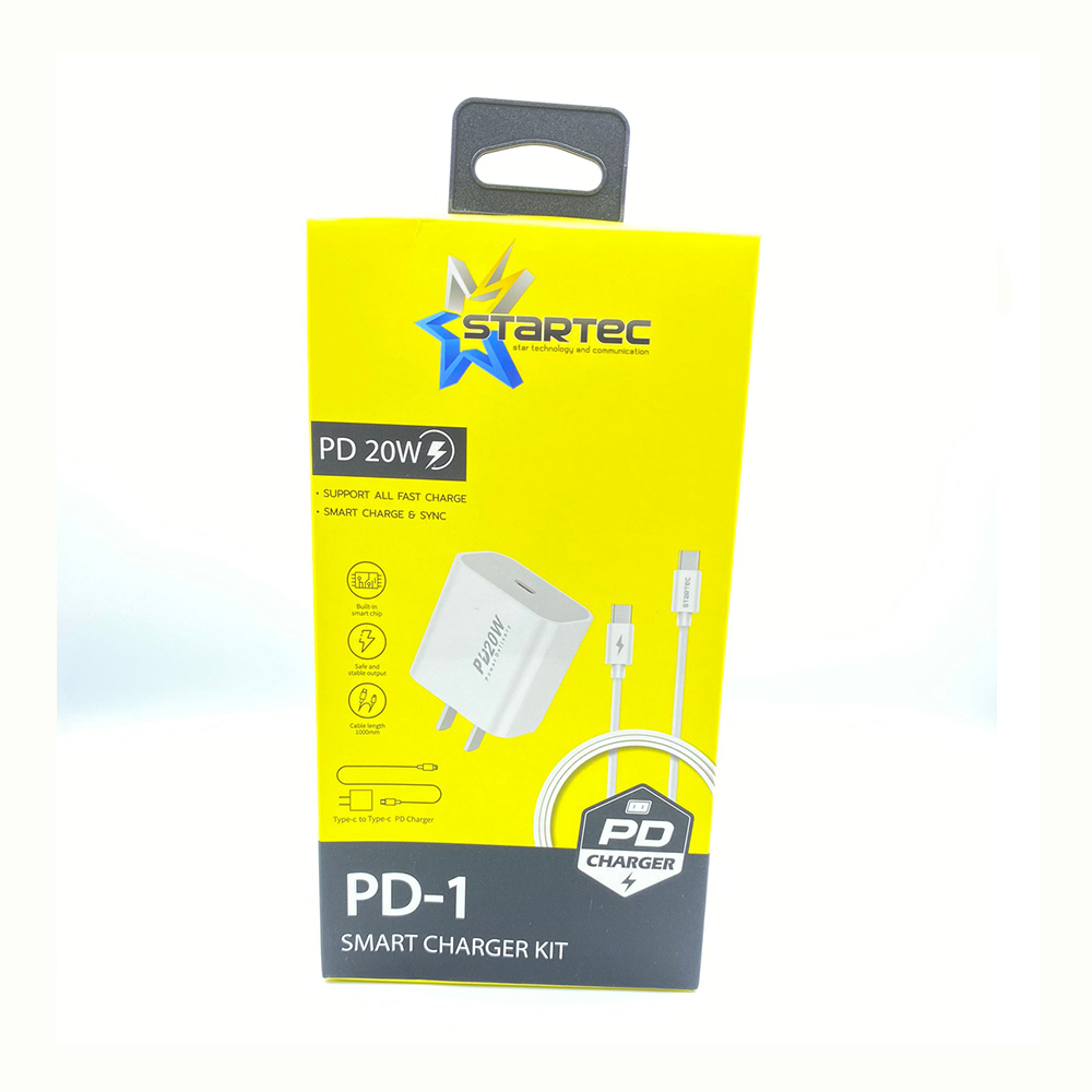 ชุดชาร์จ PD-1 20w Smart Charger For Type-C  STARTEC