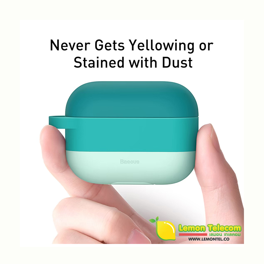 Baseus AirPods Pro case เคสแอร์พอด ซิลิโคนนิ่มมาก ช่วยปกป้องตัวเครื่อง