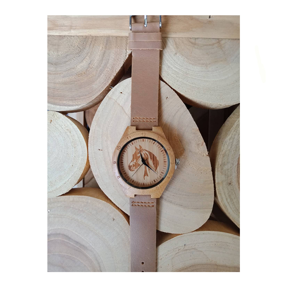 นาฬิกา Minimal รุ่น Bamboo Safari